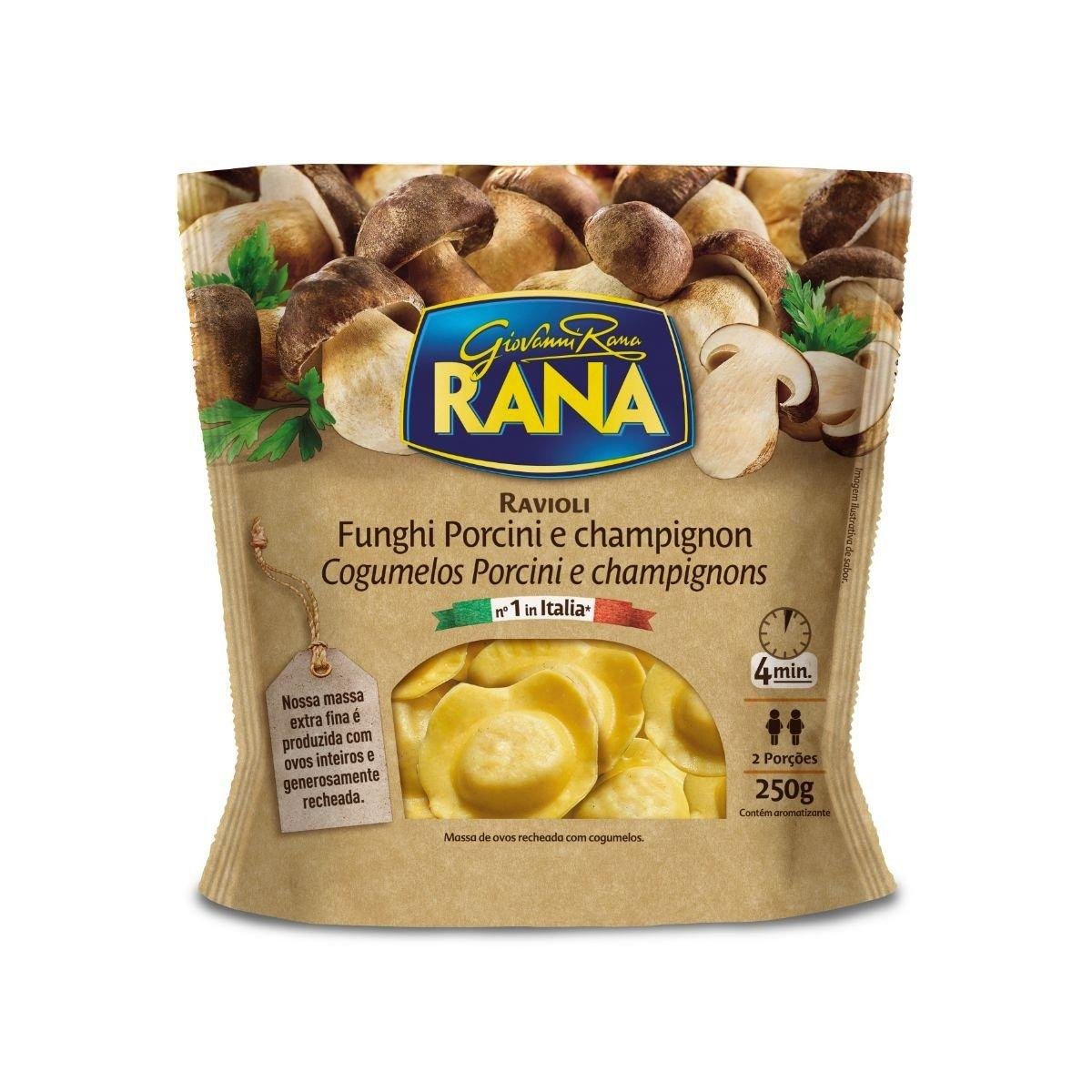 Ravioli Champignon e Funghi Porcini Giovanni Rana 250g