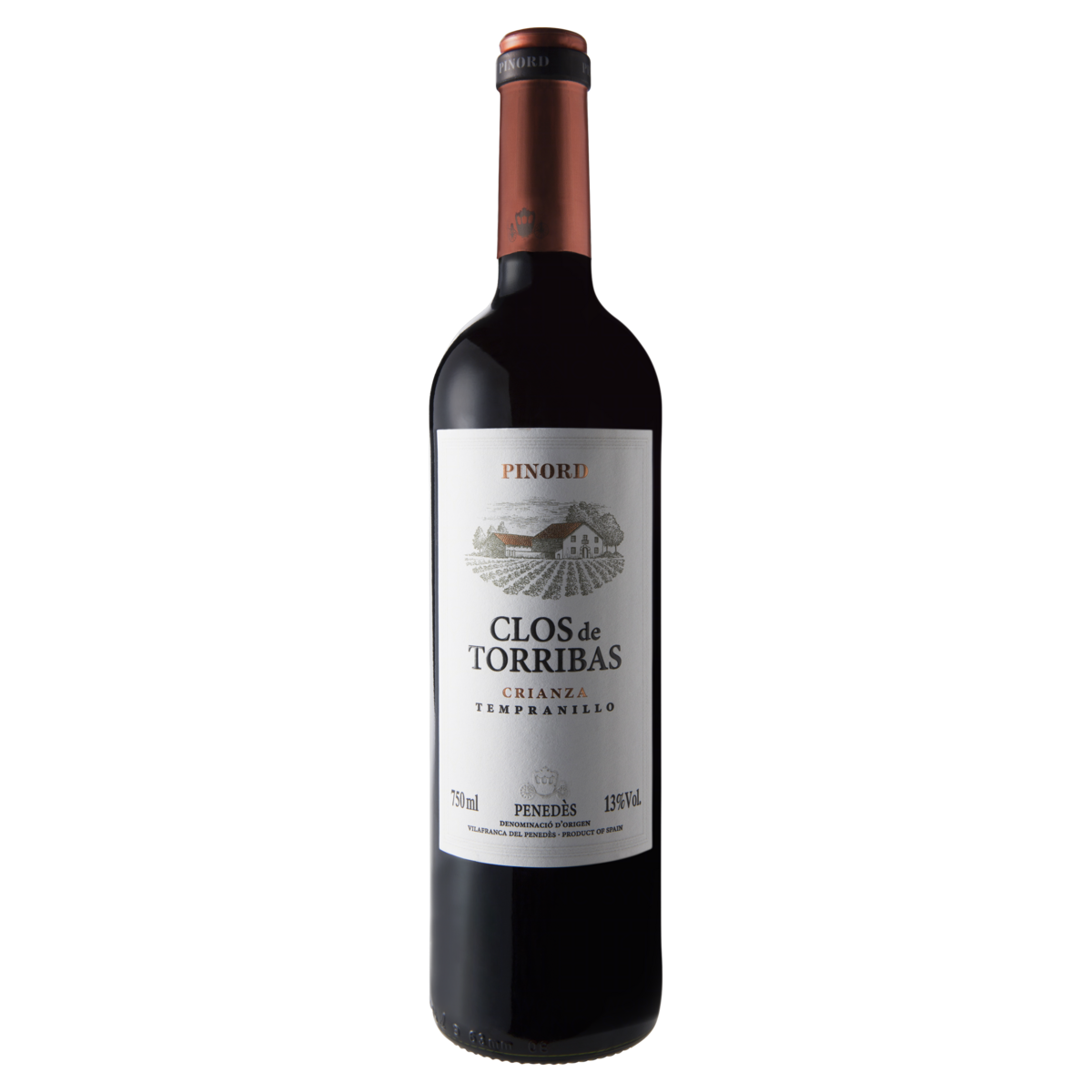 Vinho Tinto Espanhol Clos De Torribas Tempranillo 750ml