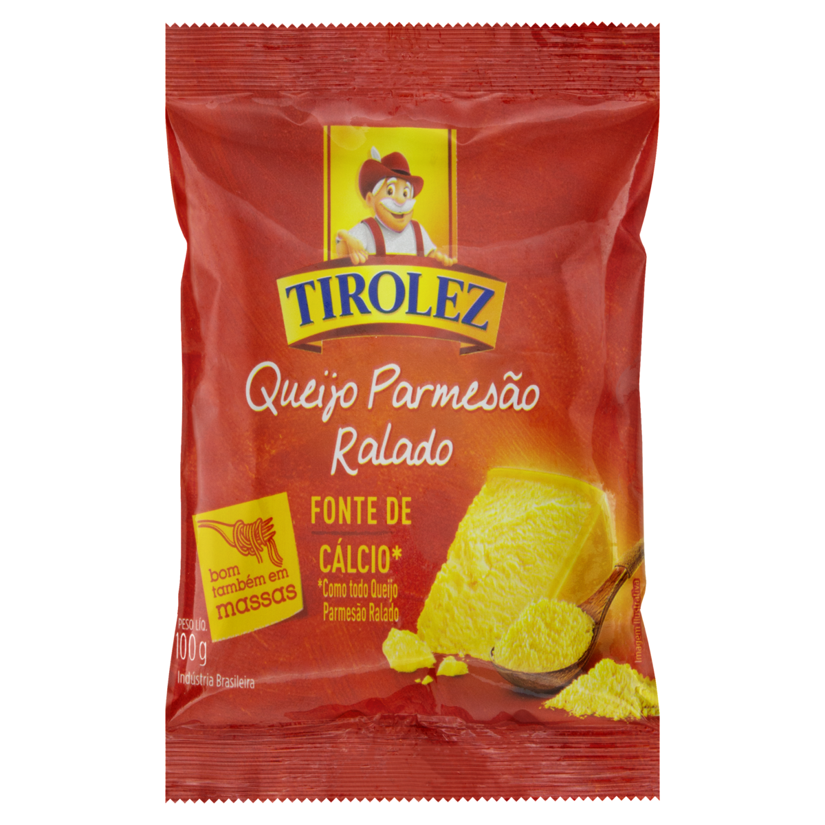 Queijo Parmesão Ralado Tirolez Pacote 100g