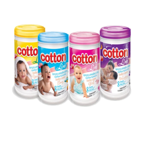Toalha Umedecida Cotton Line C/96un Baby Care