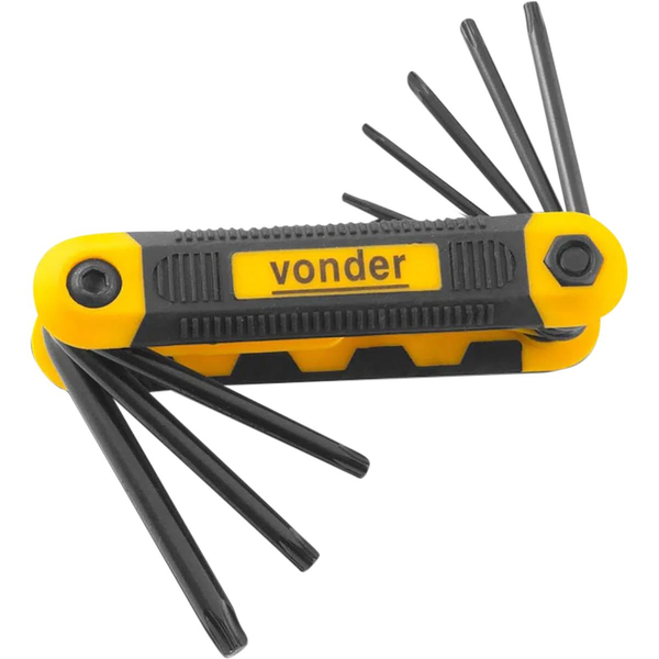 Chave Hexalobular Vonder T9 a T40 - CRV