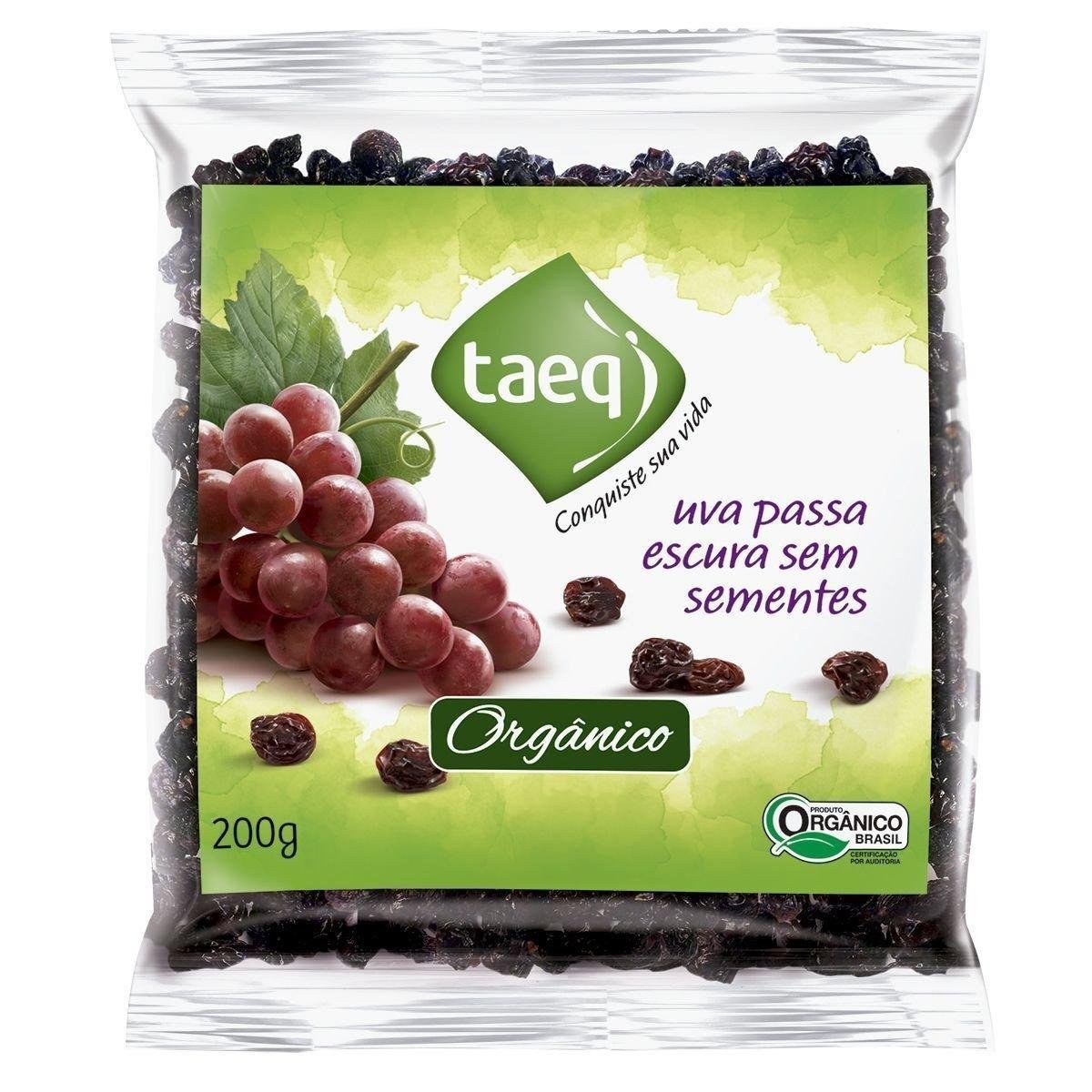 Uva Passa Orgânica Importada TAEQ 200g