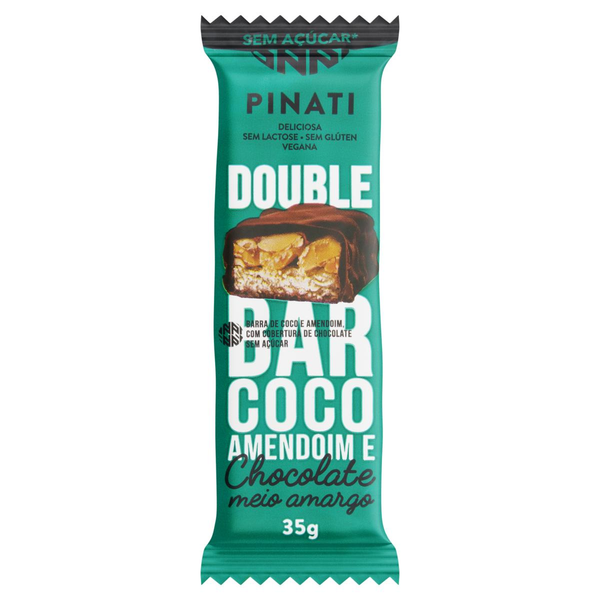 Pack Barra de Nuts Chips de Coco Super Saúde Pinati Zero Pacote 100g Leve 4 e Pague 3 Unidades