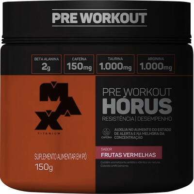 Suplemento Alimentar Max Hórus Frutas Vermelhas 150g