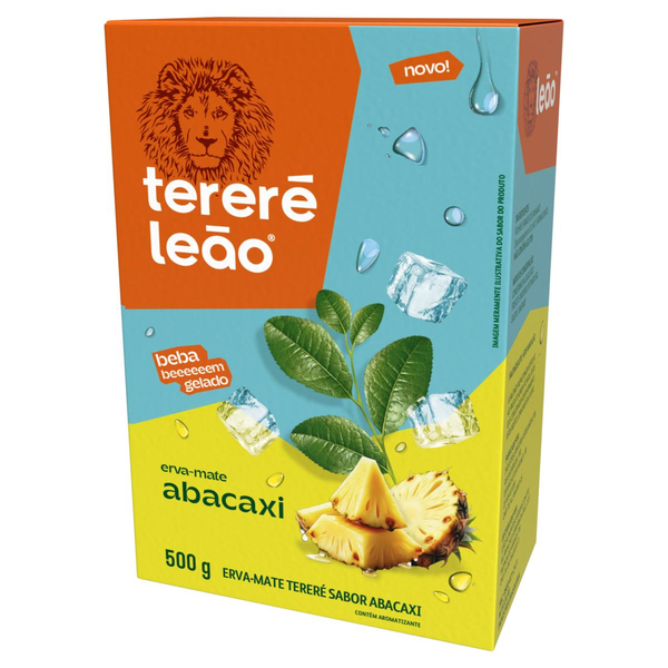 Erva-Mate Tereré Abacaxi Leão Caixa 500g