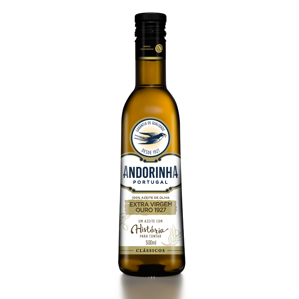 Azeite Português de Oliva Extra Virgem Ouro Andorinha Vidro 500ml