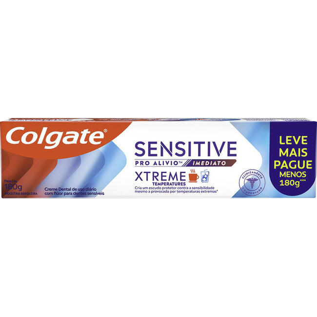 Creme Dental Colgate Sensitive Pro-Alívio Imediato Xtreme Temperatures 180g