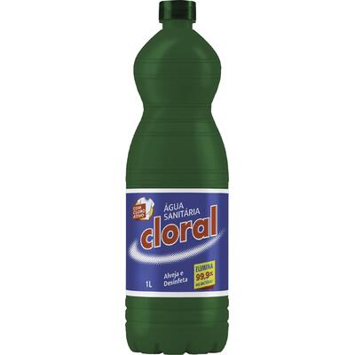 Água Sanitária Cloral 1L