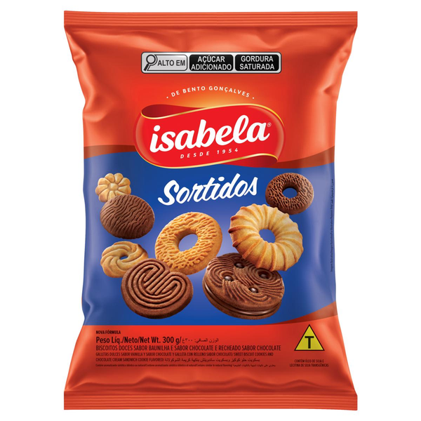 Biscoito Sortido ISABELA Pacote 300g