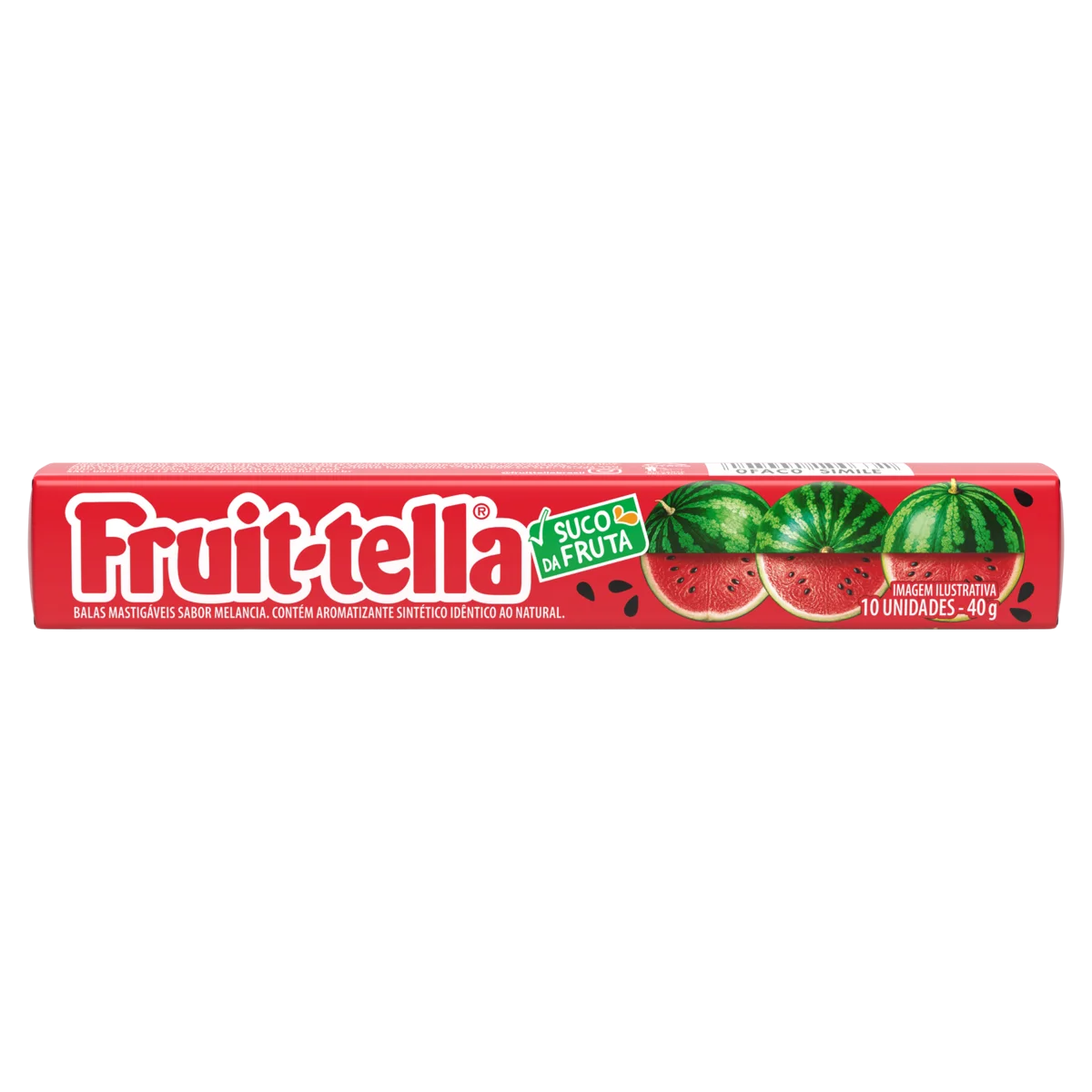 Bala Melancia Fruit-Tella Pacote 40g