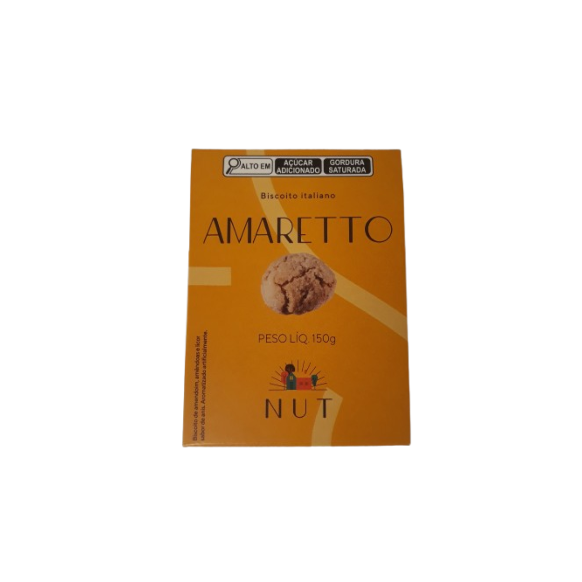 Biscoito Italiano NUT Típico Amaretto Pacote 150g
