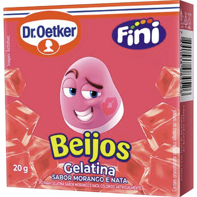 Pó de Gelatina DR OETKER Fini Beijos 20g