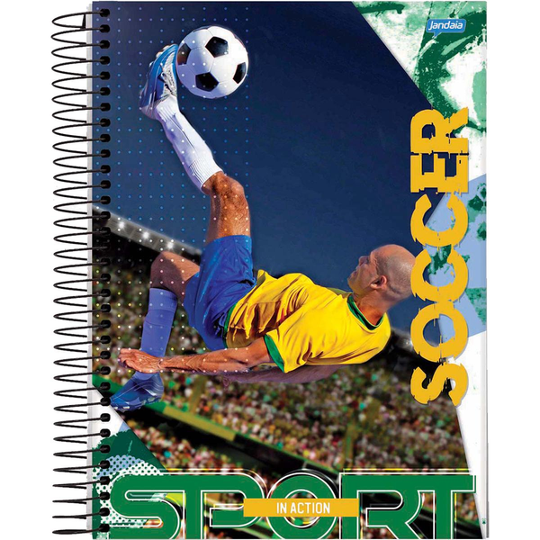 Caderno Universitário Jandaia 80 Folhas - 1 Matéria - Aport - Capa Dura