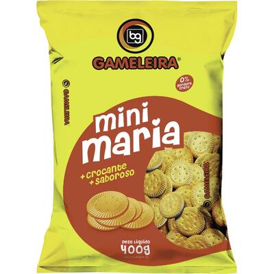 Biscoito Gameleira Mini Maria 400g