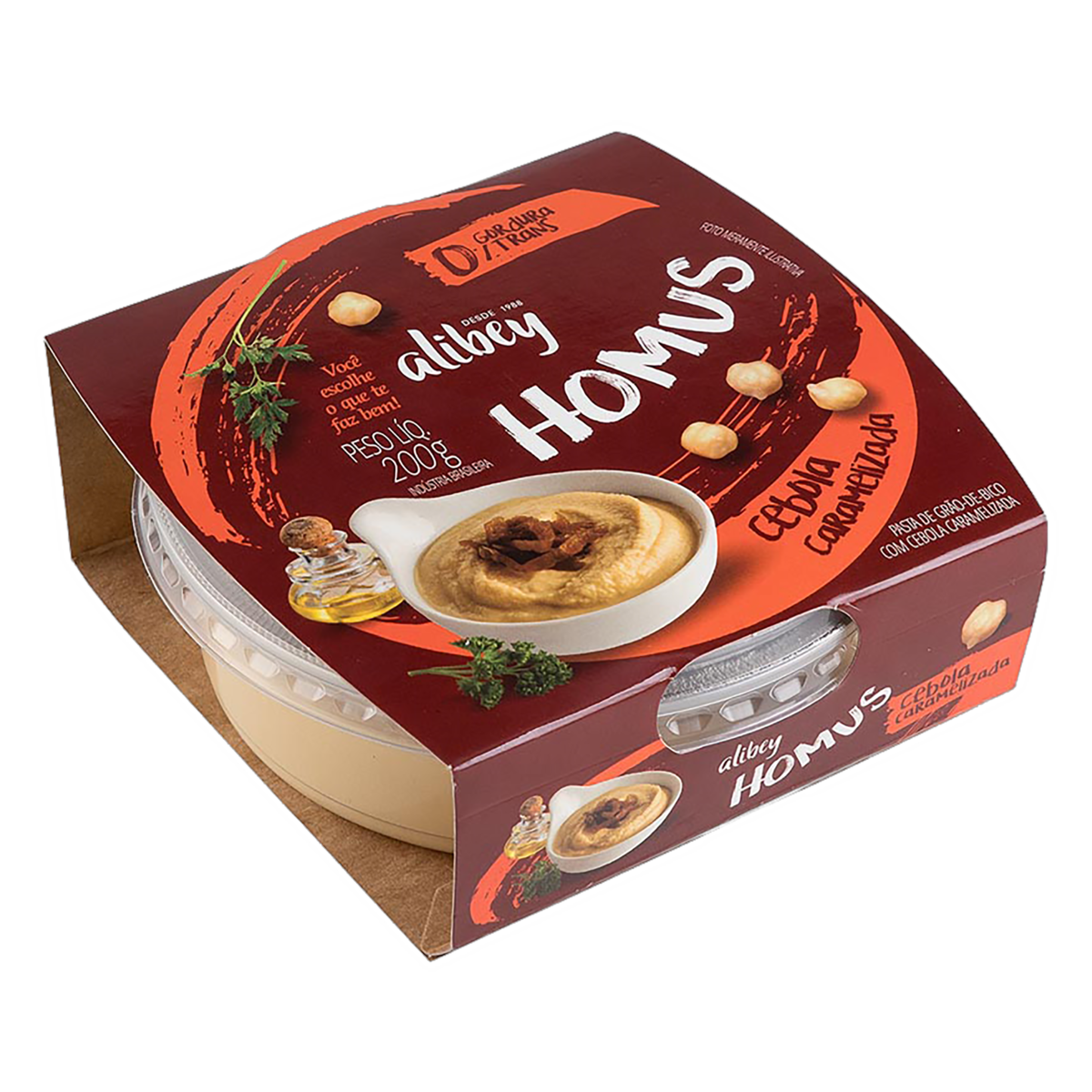 Homus Cebola Caramelizada Alibey Pote 200g