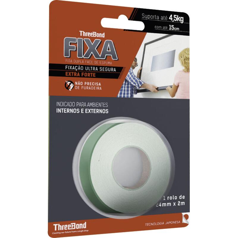 Fita Dupla Face Three Bond 24mmx2m un