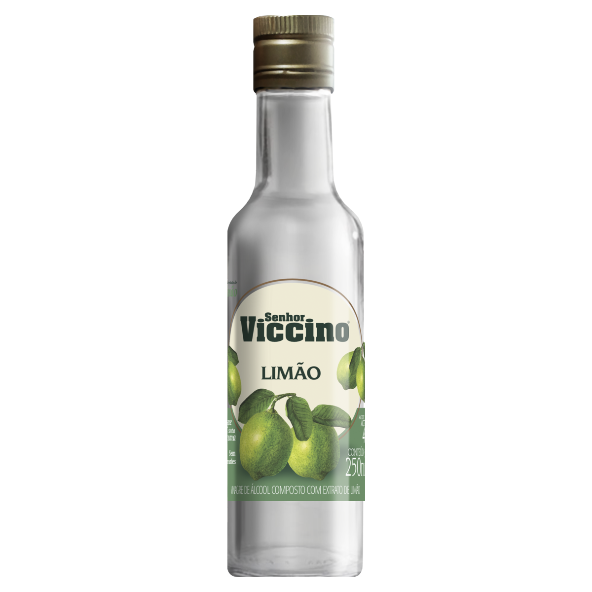 Vinagre de Álcool Composto Limão Senhor Viccino Garrafa 250ml
