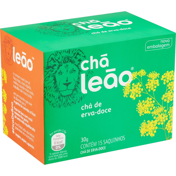 Chá Leão Erva-Doce 15 Sachês 30g