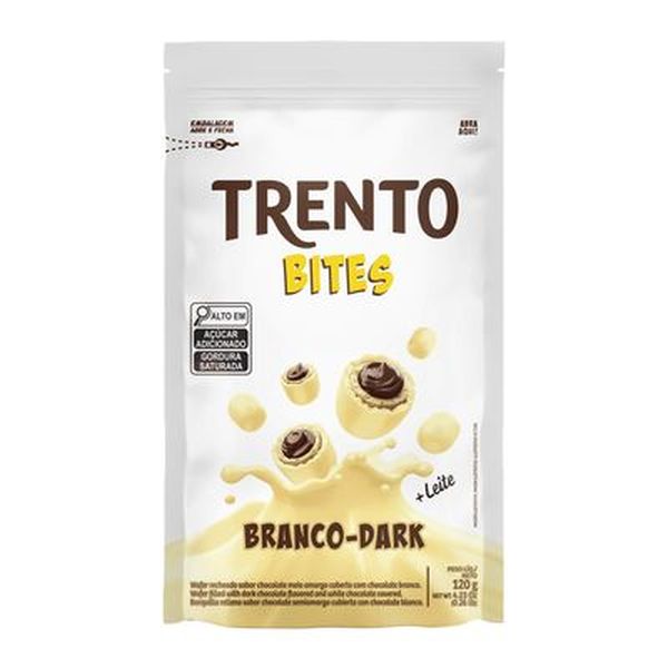 CHOC.TRENTO BITES BCO 120G
