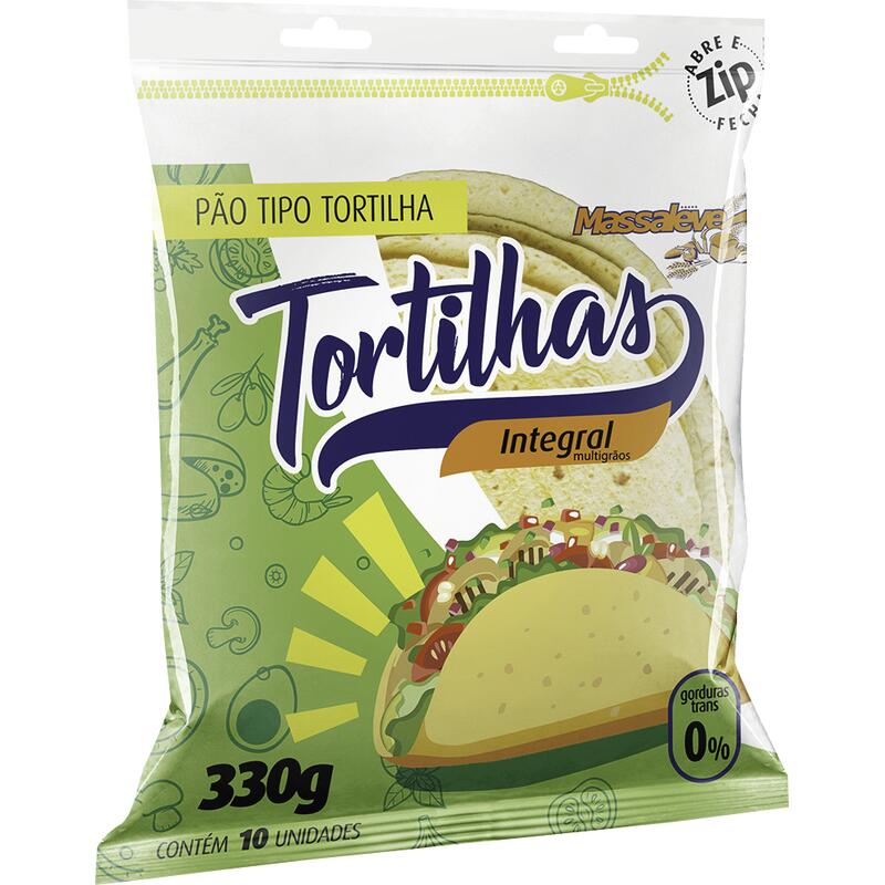 Tortilha Massaleve Integral 330g
