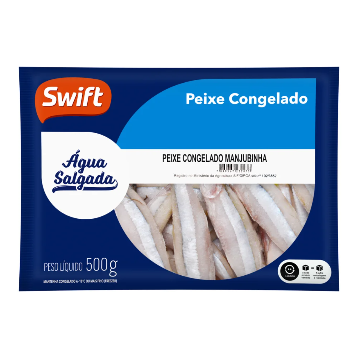 Manjuba Inteira Swift 500g