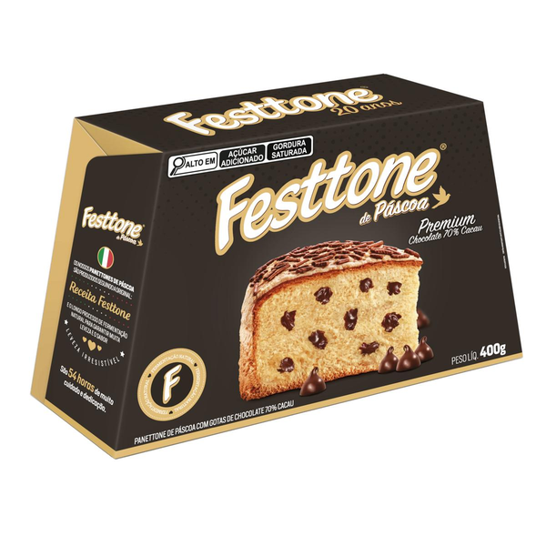 Festtone di Páscoa 400g - Chocolate 70%