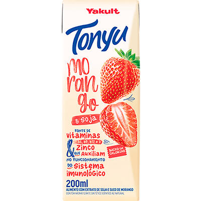 Alimento Yakult Tonyu Morango 200ml