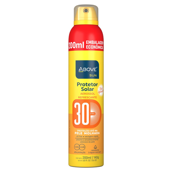 Protetor Solar Aerossol Above 200ml - Fps30