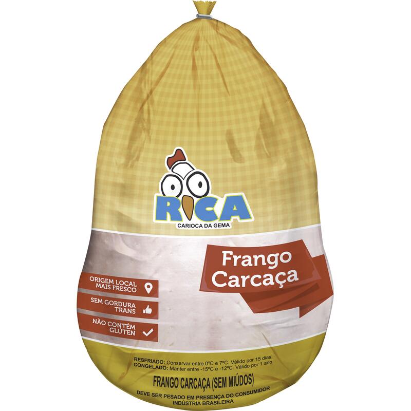 Frango Carcaça Rica Congelado Preço por quilo no pacote