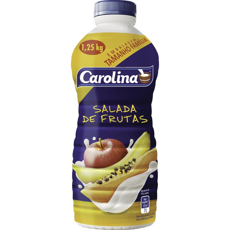Bebida Lactea Salada De Frutas Carolina 1250g
