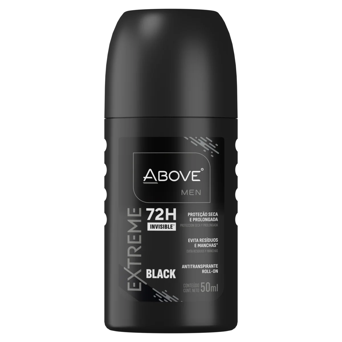 Desodorante ABOVE Extreme Masculino Black Roll On 50ml