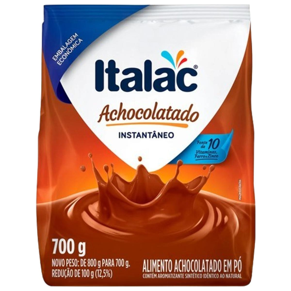 Achocolatado em Pó Italac 700g - Sachê