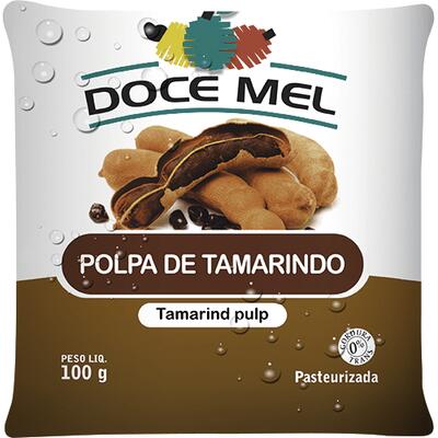 Polpa de Fruta Doce Mel Congelada Tamarindo 100g