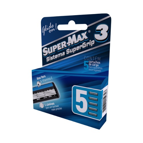 Carga Supermax Supergrip Com 5 Unidades