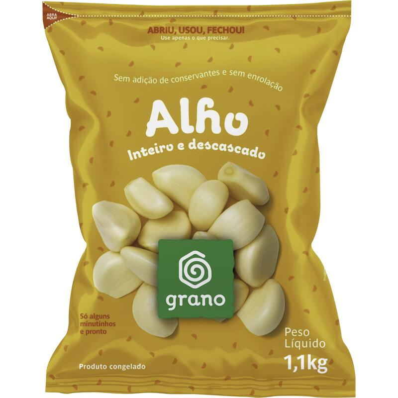 Alho Inteiro Grano Congelado 1,1kg