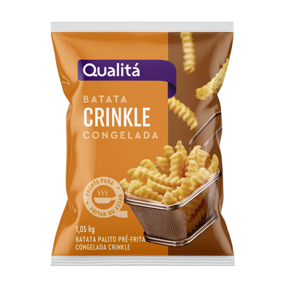 Batata Crinkle Qualitá 1,05kg