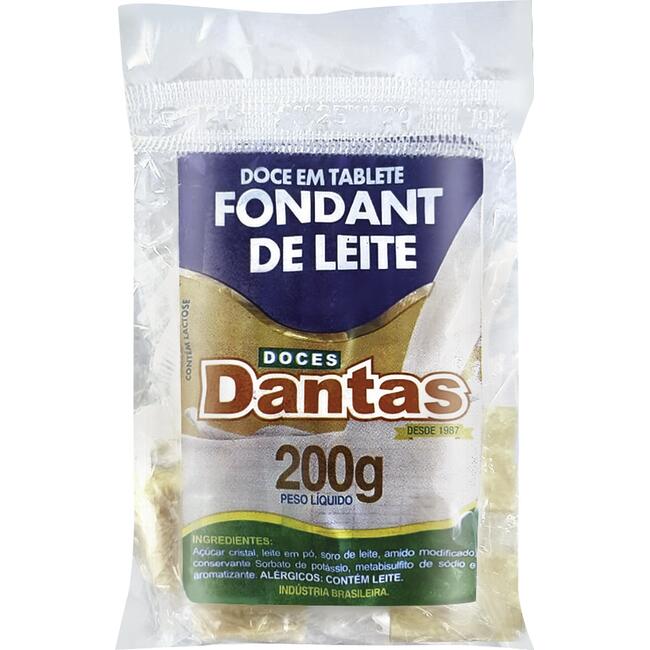 Doce Fondant Dantas Leite 200g