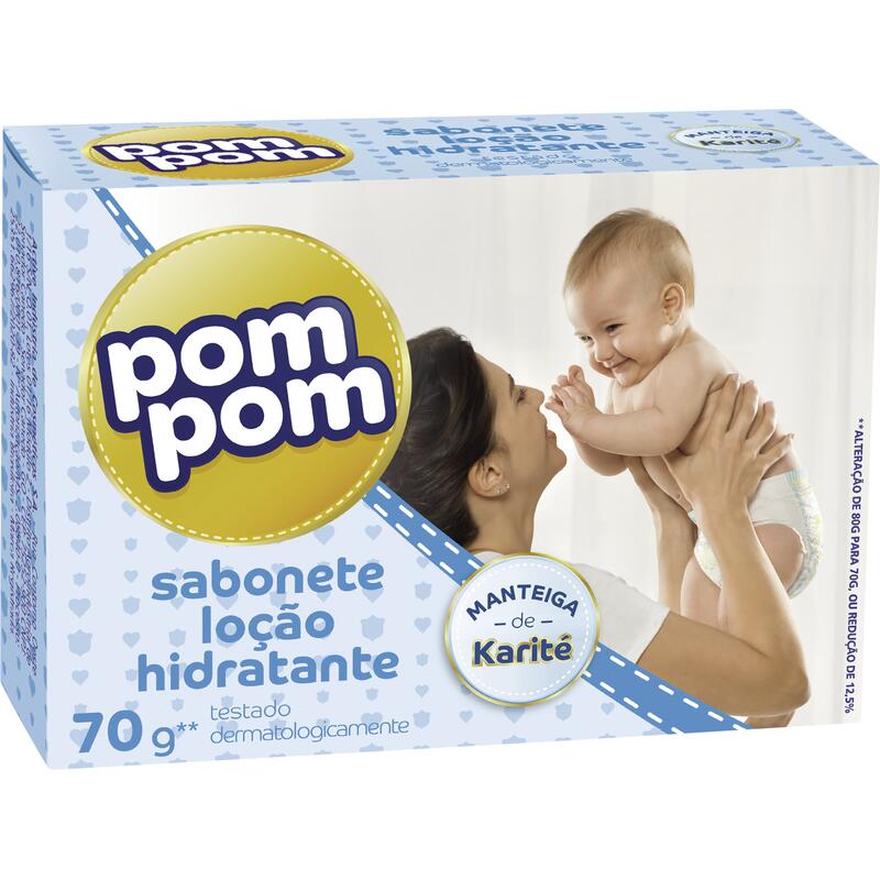 Sabonete Infantil Pom Pom Hidratante 70g