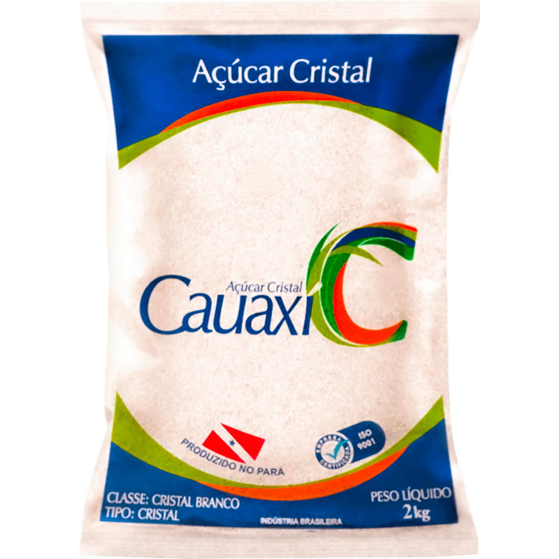 Açúcar Cristal Cauaxi 2kg
