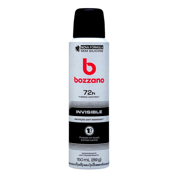 Desodorante Aerossol Bozzano Invisible Masculino 150ml