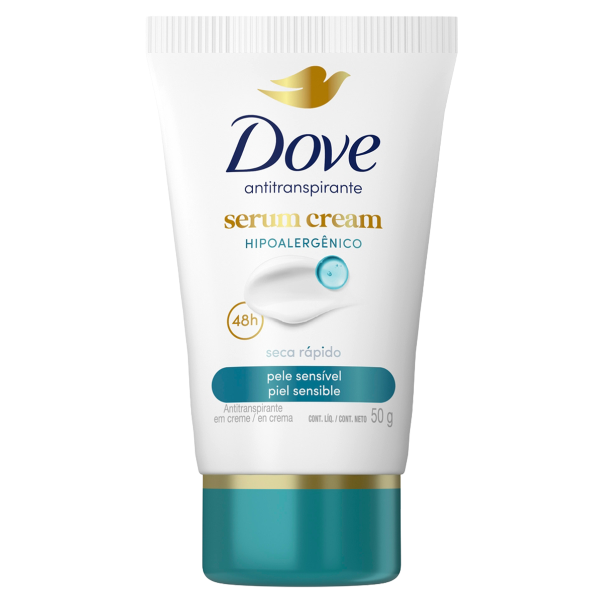 Antitranspirante Creme Sérum Previne Irritação Dove 50g