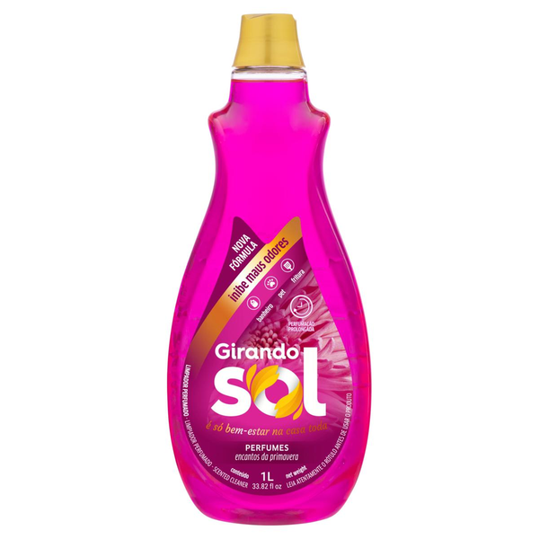 Limpador Perfumado Girando Sol Encantos da Primavera 1L