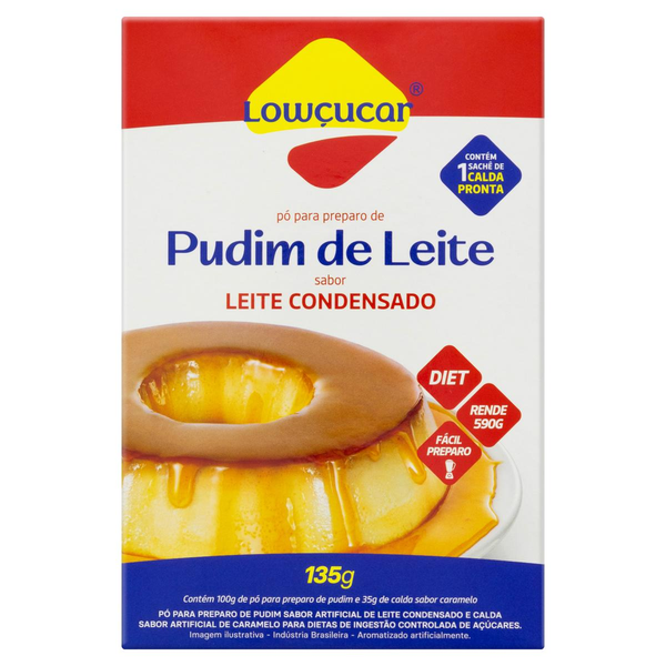 Pó para Pudim Lowçucar Leite Condensado 135g