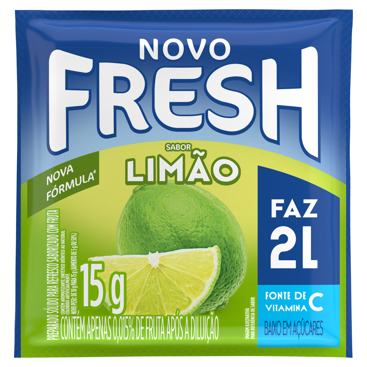 Refresco em Pó Fresh Limão 15g