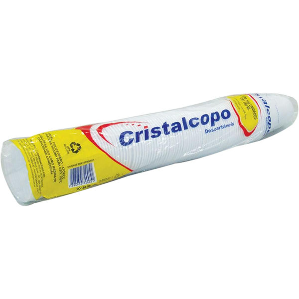 Copo Descartável Cristalcopo 180ml - Ref. CF180