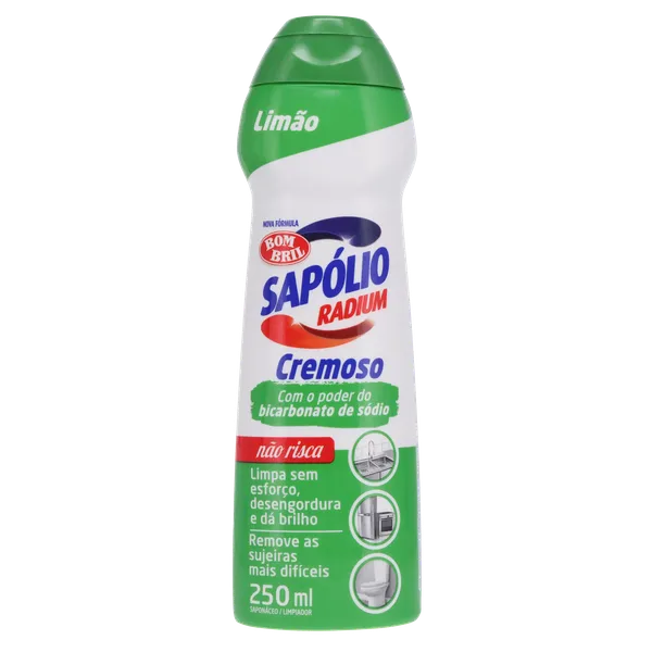 Saponáceo Cremoso Radium 250ml - Limão