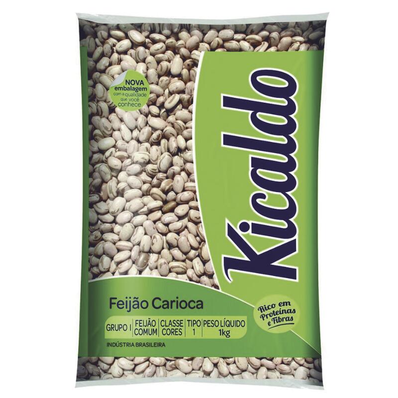 Feijão Carioca Tipo 1 KICALDO Pacote 1Kg