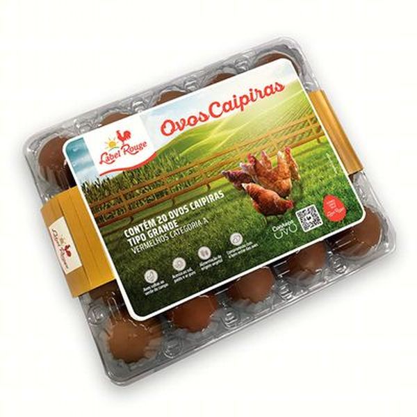 Ovo Caipira Label Rouge 20UN