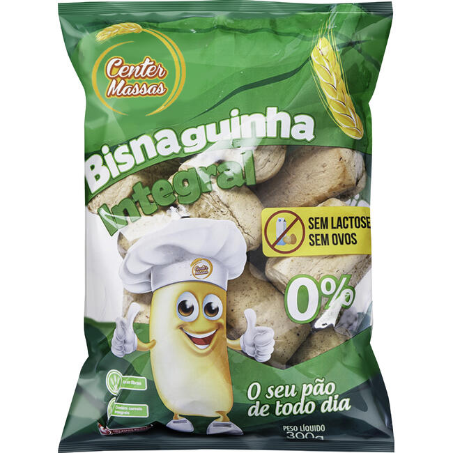 Bisnaguinha Center Massas Integral 300g