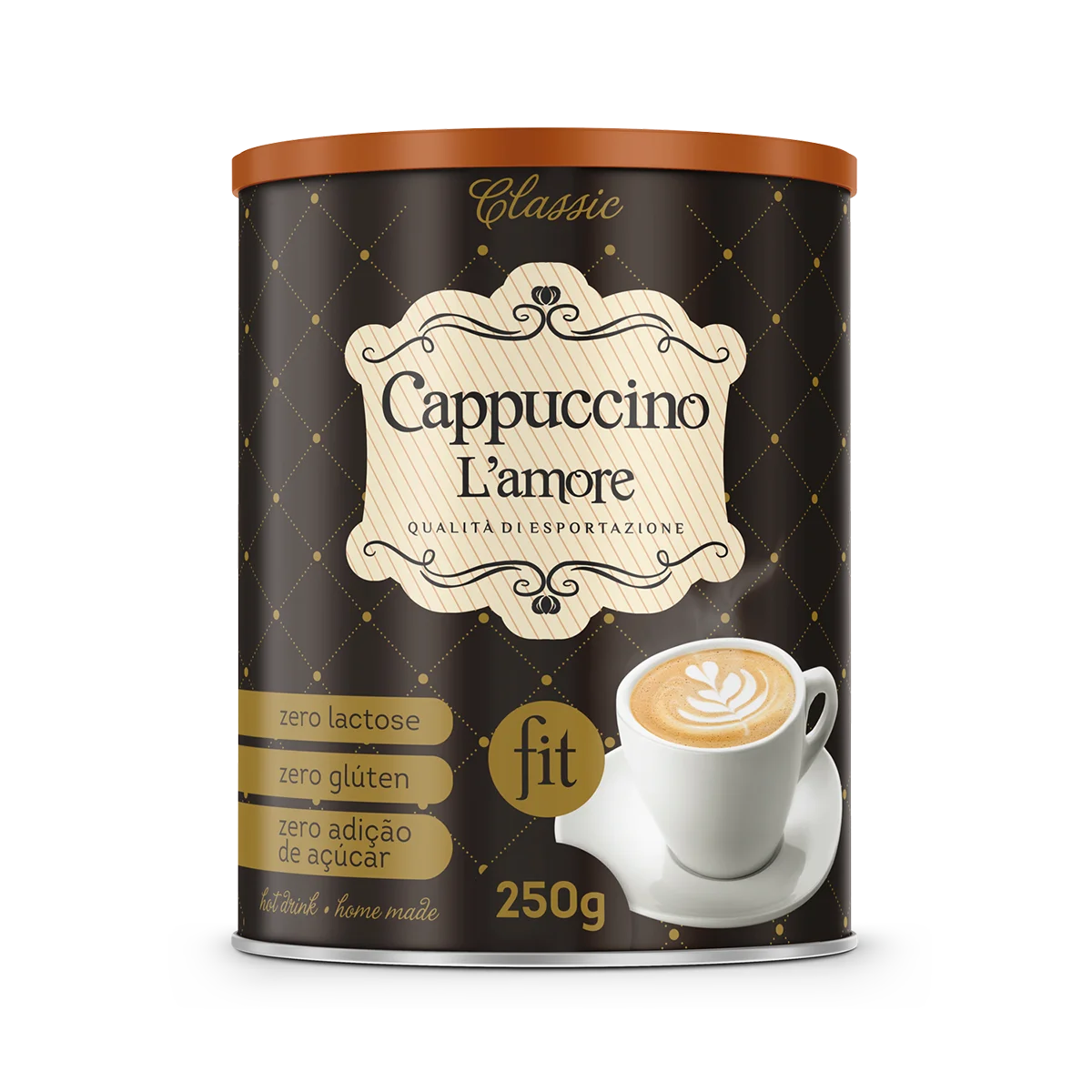Cappuccino L´amore Fit Classic Zero Lactose 250g